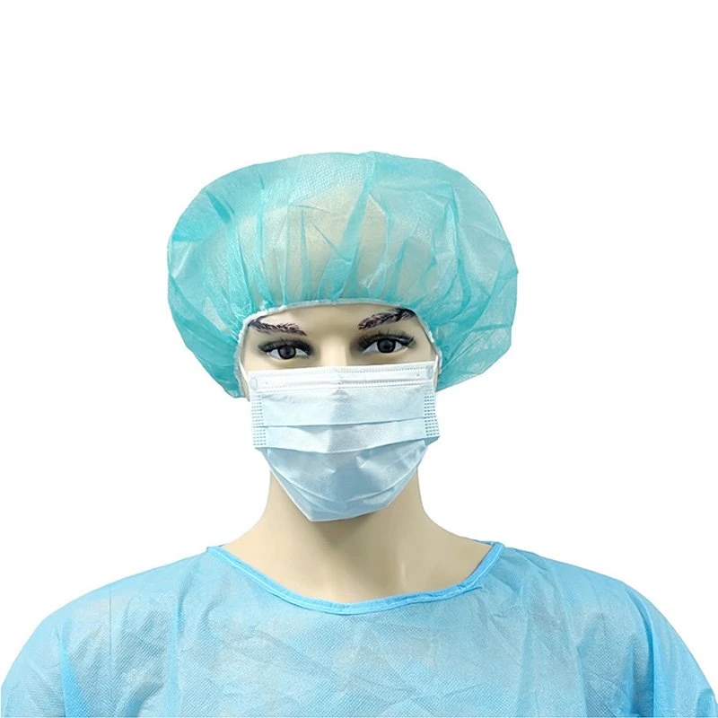 Satin Lined Bouffant Scrub Cap